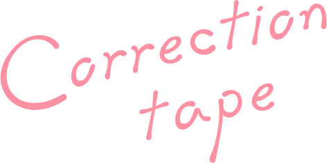 Correction tape