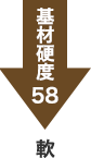 基材硬度58