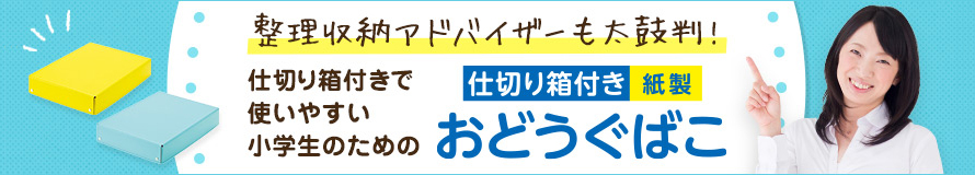 整理収納アドバイザーも太鼓判！仕切り箱付きで使いやすい、小学生のための「おどうぐばこ」