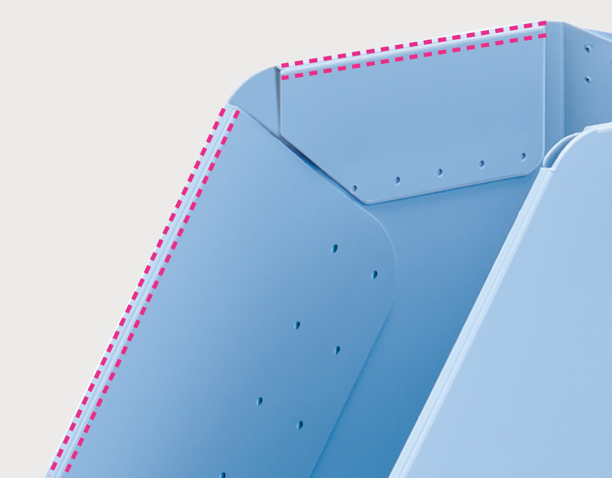 重い教科書もたわまない頑丈設計